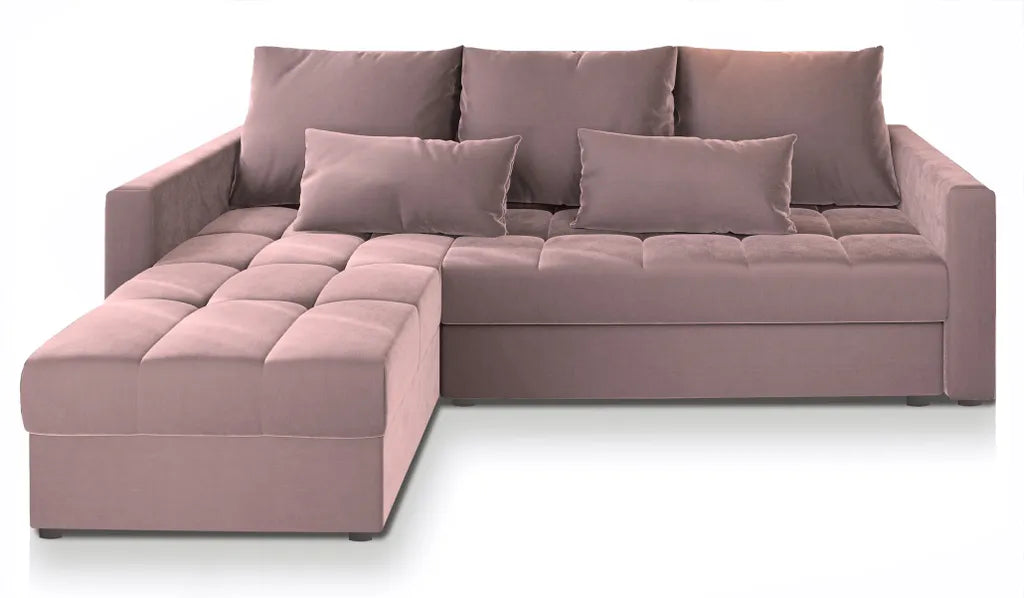 Ecksofa KOS PIK mit Schlaffunktion L-Form, Sofa mit Bettkasten, Wohnzimmersofa, Couch, Soffa, Bettsofa